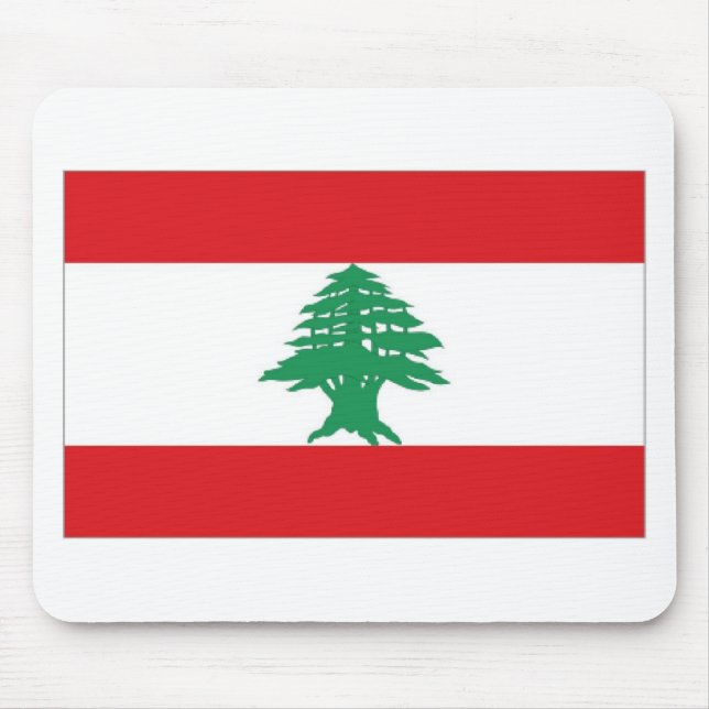 Lebanon Flag Mouse Pad (Front)