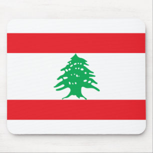 Lebanon Flag Mouse Pad