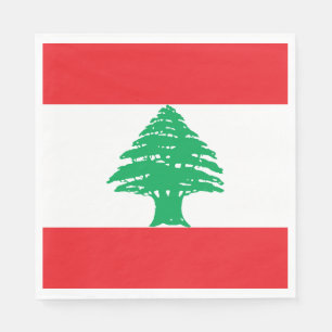Lebanon Flag Napkin