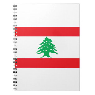Lebanon Flag Notebook