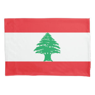 Lebanon Flag Pillowcase