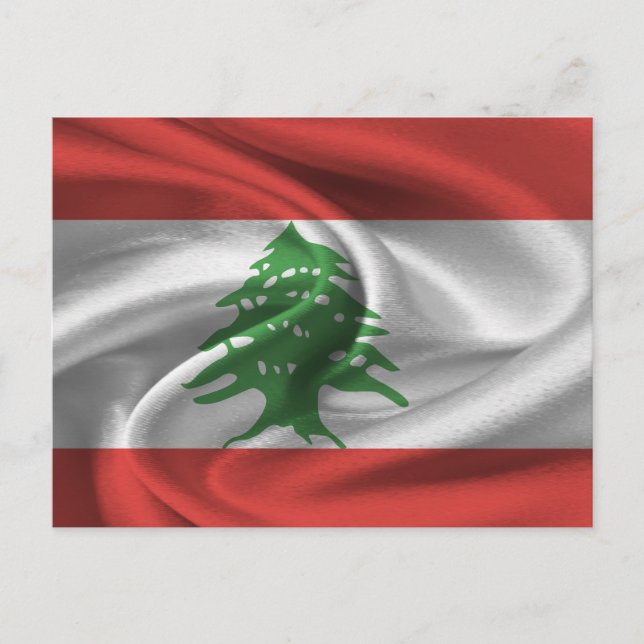 Lebanon Flag Postcard (Front)