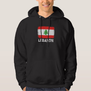 Lebanon Flag  Support Lebanese People Women Men Hoodie