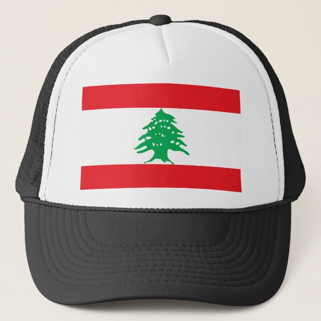 Lebanon Flag Trucker Hat (Front)