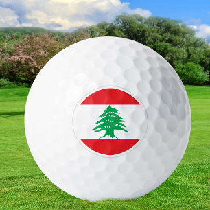 Lebanon Golf Balls, Lebanese Flag Golfers /Patriot Balls