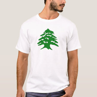 Lebanon green cedar arz logo T-Shirt