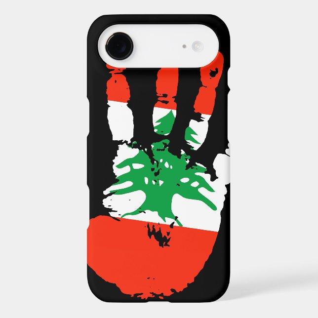Lebanon Handprint iPhone 4/4S Case-Mate B.T. Case (Back)