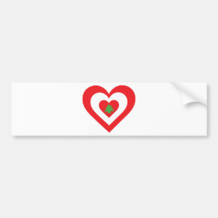 Lebanon Heart Bumper Sticker