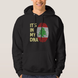 Lebanon In My Dna Lebanese Flag Team Lebanon Hoodie