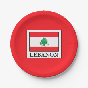Lebanon Paper Plate
