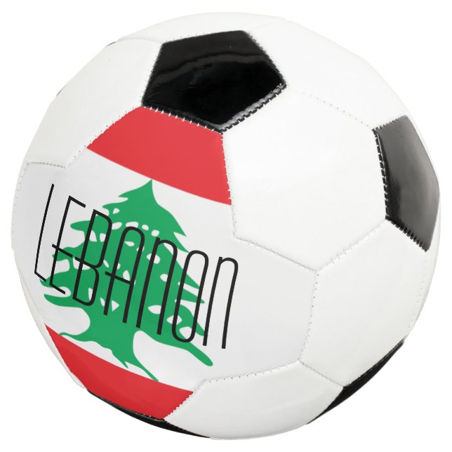 lebanon soccer ball (Three Quarter)