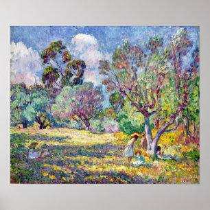 Lebasque - Children On The Glade 1906 Poster
