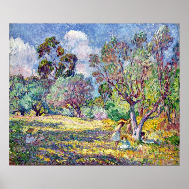 Lebasque - Children On The Glade 1906 Poster (Front)