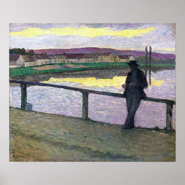 Lebasque - Sunset On Pont Aven Poster (Front)