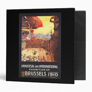 Lebaudy Airship with World Flags at Expo Binder