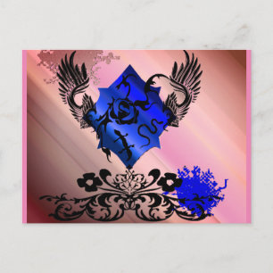 LeBeau in Pink Postcard