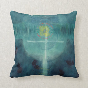 Lebensbrot 1995 throw pillow