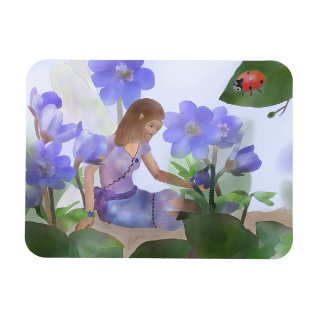 Leberblümchen Magnet (Horizontal)