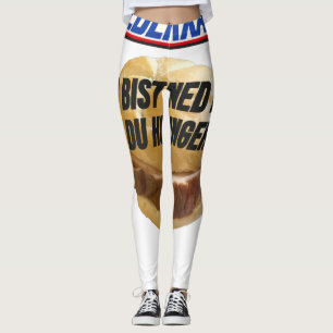 Leberkas - Du bist ned du wenn du HUNGER host Leggings