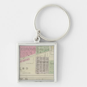 Lebo, LeRoy, and Strawn, Kansas Keychain