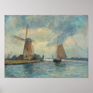 Lebourg - Moulin A Delft Poster