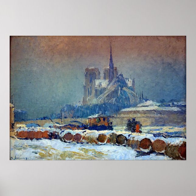 Lebourg - Notre Dame Paris Poster (Front)