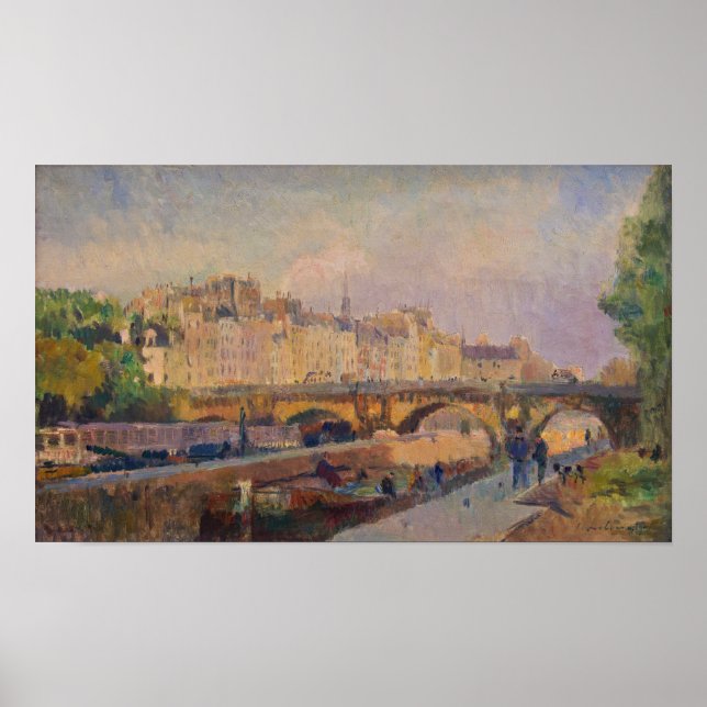 Lebourg - Paris The Pont Neuf Poster (Front)
