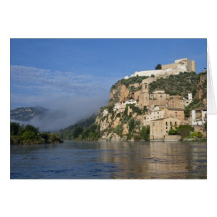 L'Ebro (Ria Ebre) ; Château de Templar ;  tôt