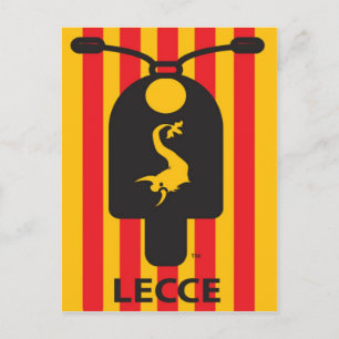 Lecce Scooter Postcard