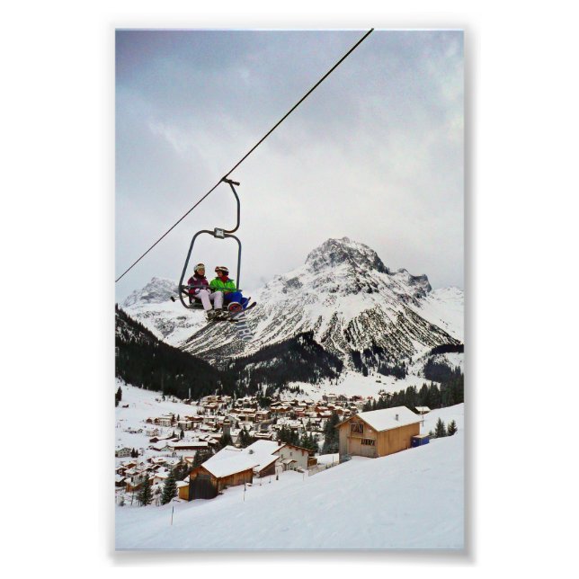 Lech am Arlberg Austrian Alps Austria Photo Print (Front)