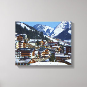 Lech am Arlberg in Austria Canvas Print