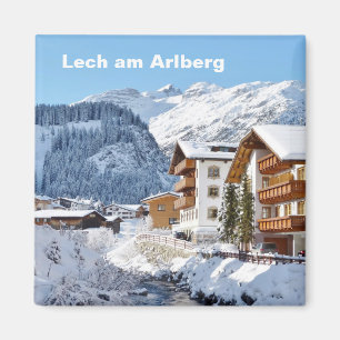 Lech am Arlberg in Austria - Souvenir Magnet