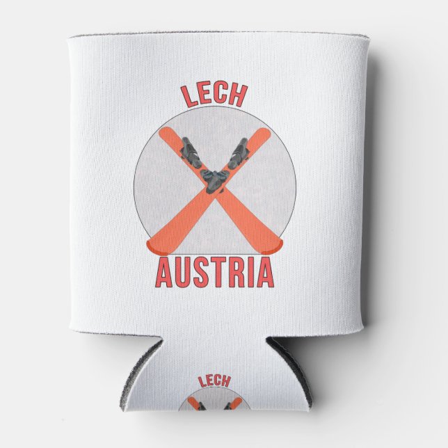 Lech, Austria Can Cooler (Front)