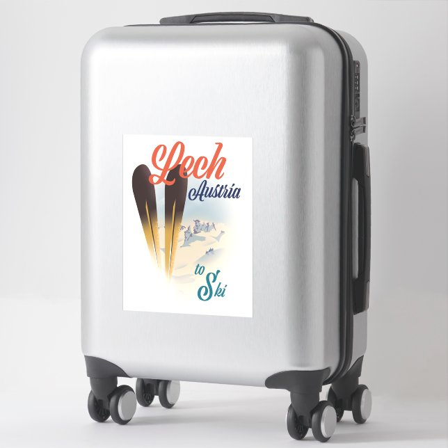 Lech Austria Ski poster (Suitcase)
