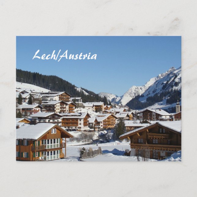 Lech en Autriche - Carte postale (Devant)