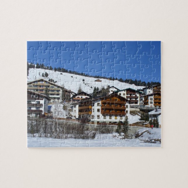 Lech in Austria in the Winter Jigsaw Puzzle (Horizontal)
