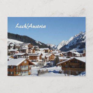 Lech in Austria - Postcard