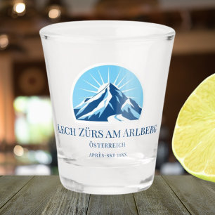 Lech Zürs am Arlberg Austria ski resort Shot glass