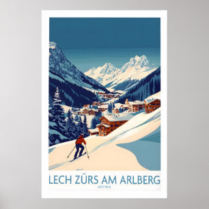 Lech Zürs am Arlberg Poster Austria 1