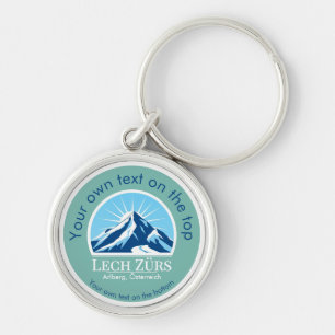 Lech Zürs Arlberg Austria Österreich ski Keychain