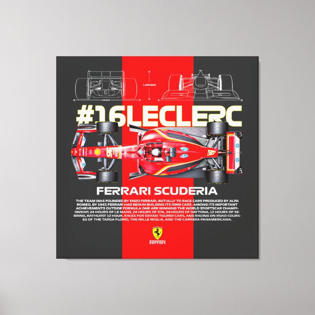Leclerc16 Canvas Print (Front)