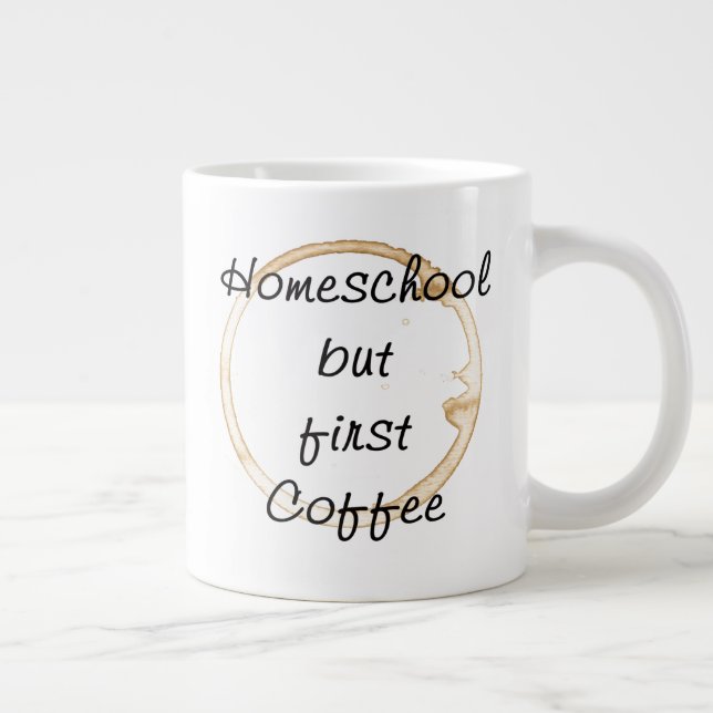 L'école maternelle mais le premier café Jumbo Mug (Droite)