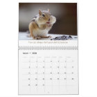 Leçons de vie de Chipper le calendrier Chipmunk