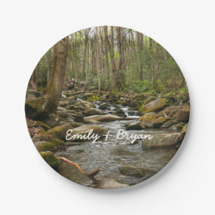 LeConte Creek at Great Smoky Mountains Paper Plate