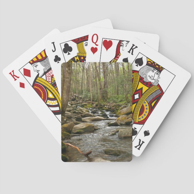 LeConte Creek at Great Smoky Mountains Playing Cards (Back)