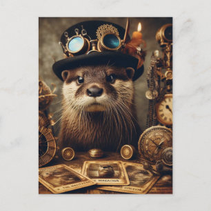 Lecteur de carte Tarot Otter Steampunk