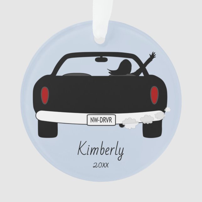 Lecteur de main droite Nouveau conducteur Ornement (devant)