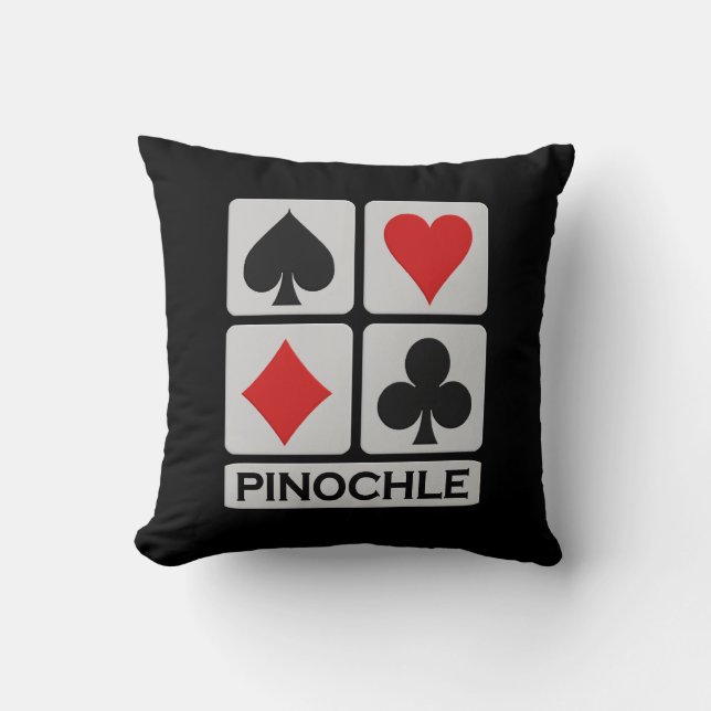 Lecteur Pinochle lancer oreiller (Recto)