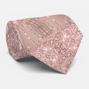Lecteurs de Parties scintillant Blush Rose Cravate
