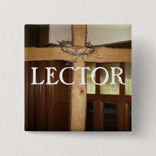 LECTOR 2 INCH SQUARE BUTTON